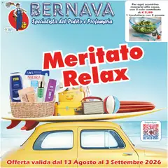Anteprima del volantino Bernava volantino valido a partire dal 13/08/2026