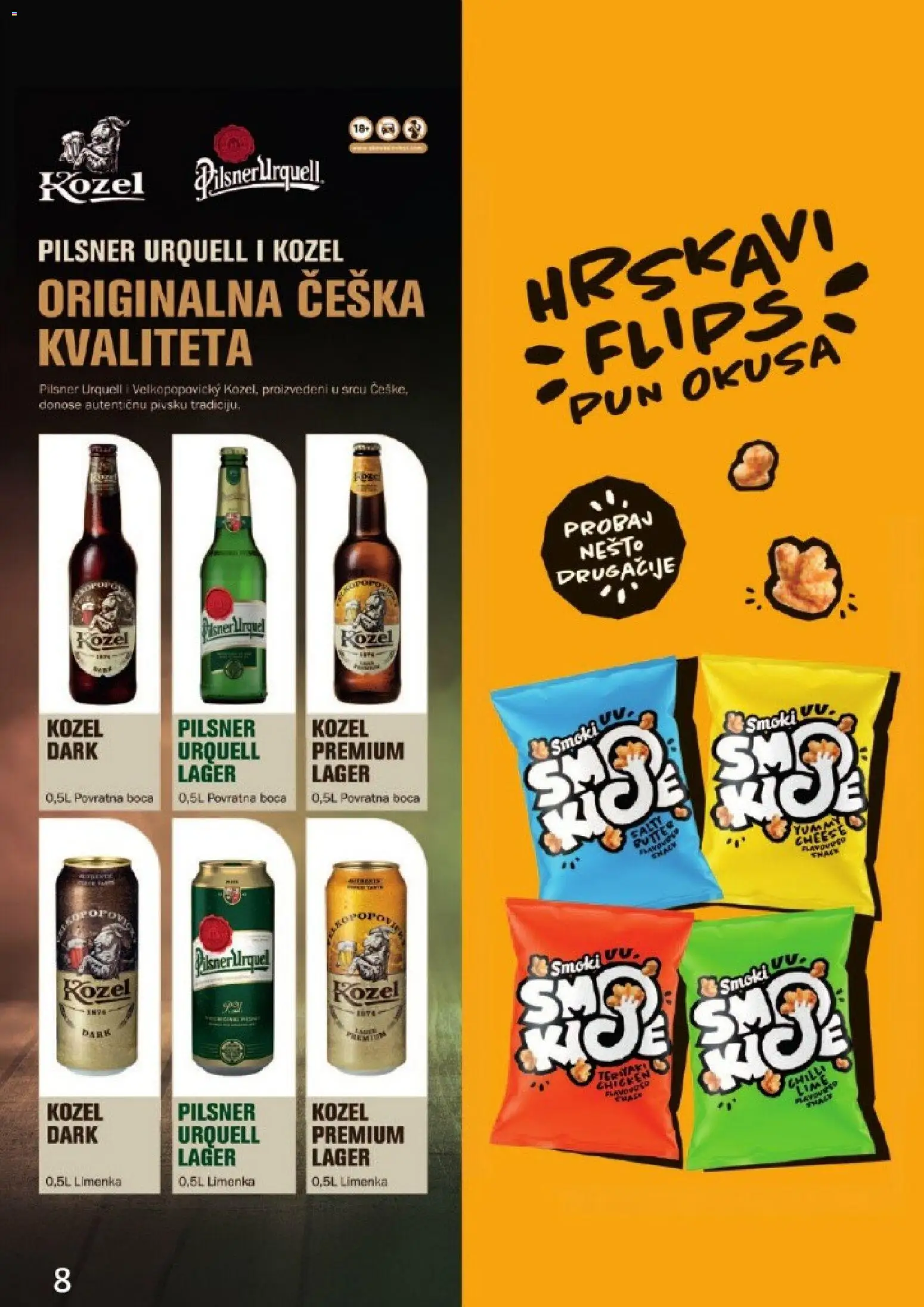 Vrutak katalog | vrijedi od 01.06.2026 | Stranica: 8 | Proizvodi: Kozel, Flips