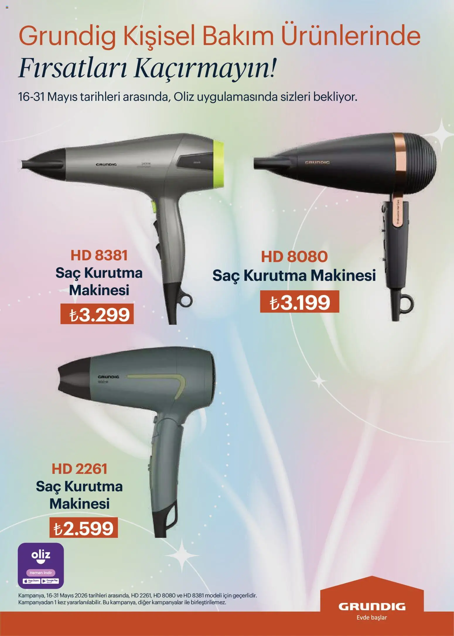 Arçelik Katalog - 16.05.2026 tarihinden itibaren geçerlidir | Sayfa: 98