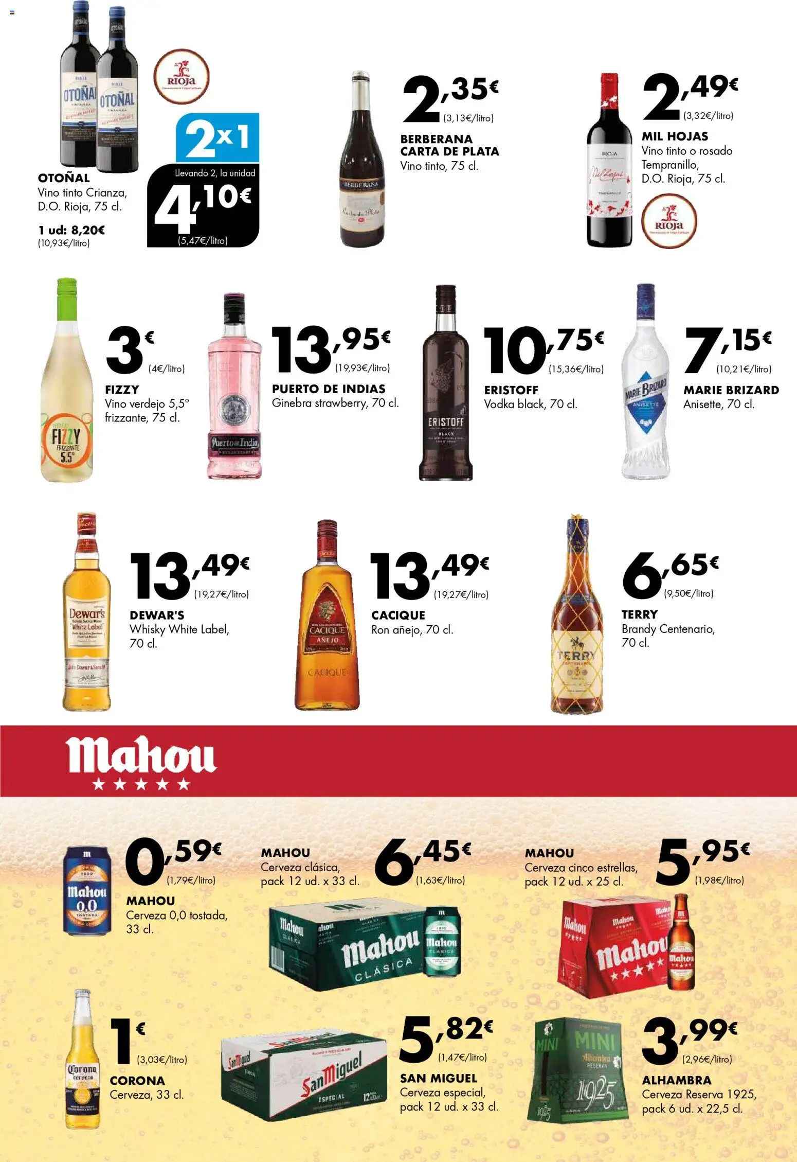 Lupa Supermercados folleto │ válido desde el 05.03.2026 | Página: 13 | Productos: Ginebra, Vodka, Whisky, Μαύρο πιπέρι