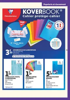 Auchan - Prévisualisation de Auchan Cartables, rentrée valide à partir de 30/06/2026 | Page: 31 | Produits: Notebook, Chemise