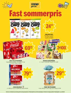 Forhåndsvisning av Coop Prix Fast sommerpris gyldig fra 23/07/2026