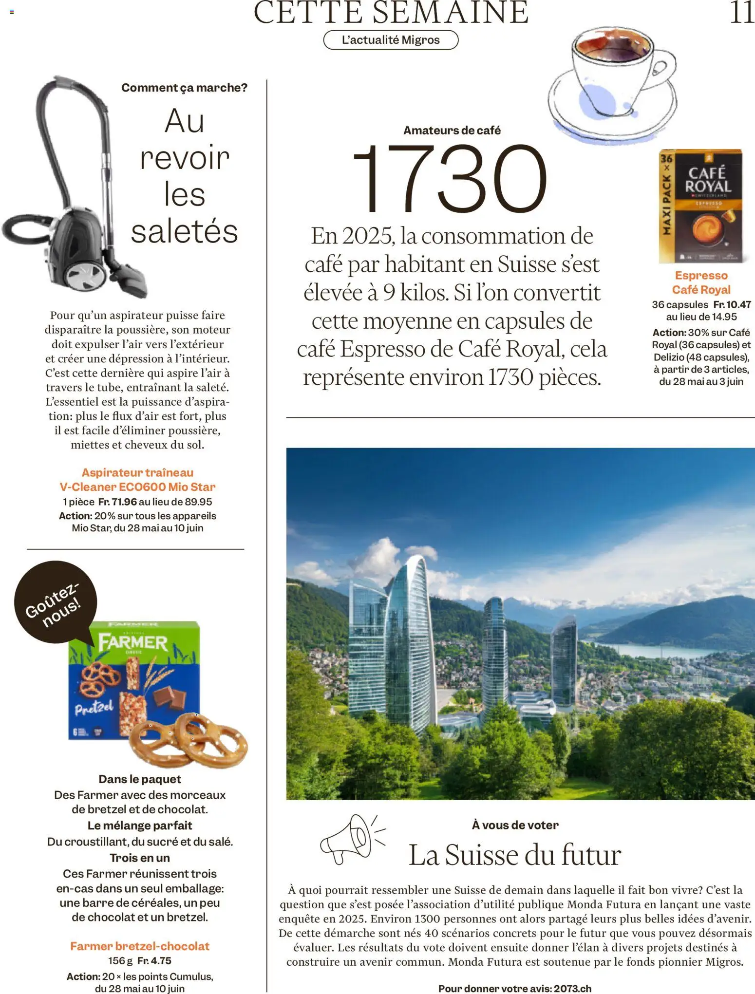 Migros aktionen Magazine FR – gültig ab 27.05.2026 | Seite: 11