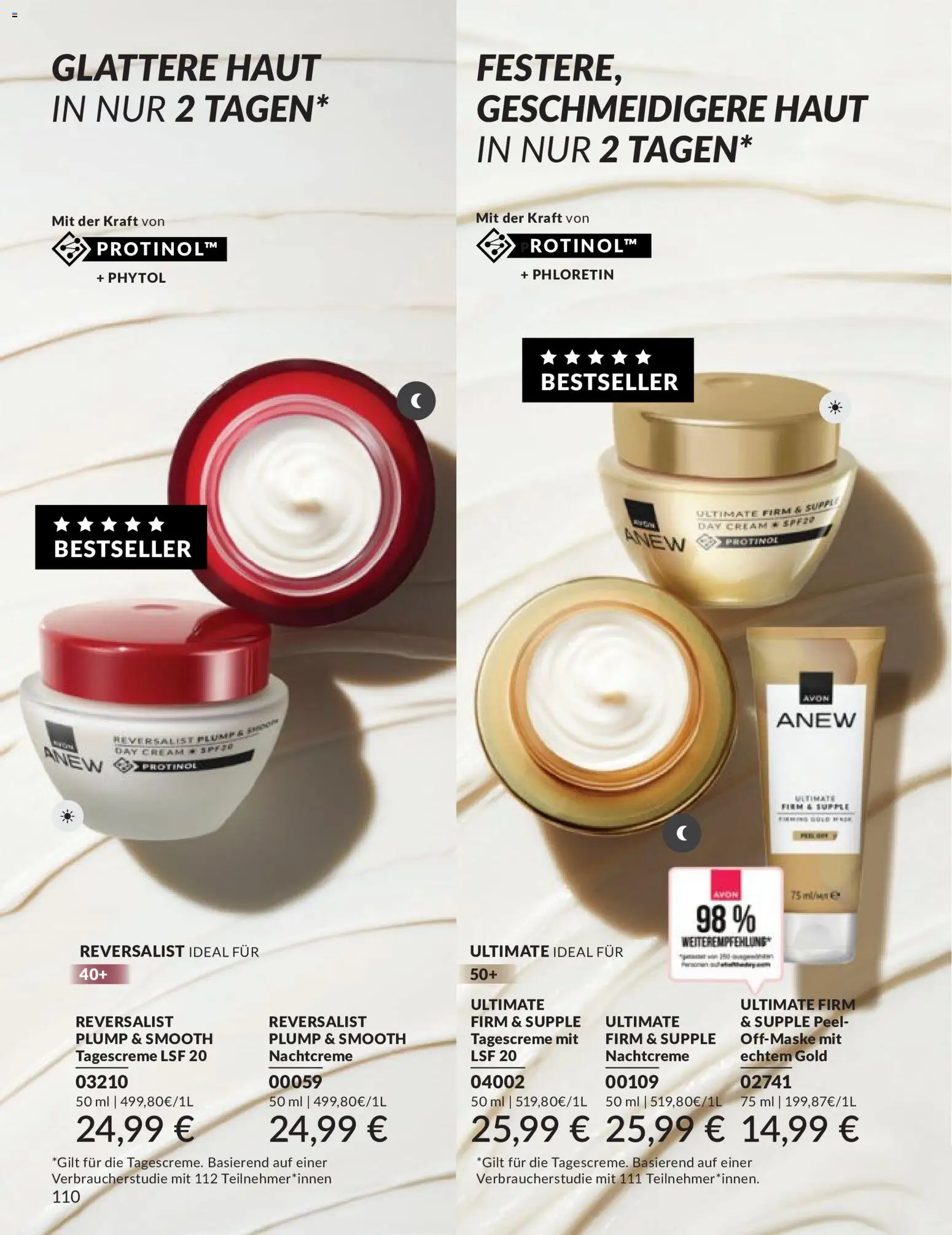 AVON Katalog Mai 2026 – gültig ab 01.05.2026 | Seite: 125 | Produkte: Tagescreme, Nachtcreme