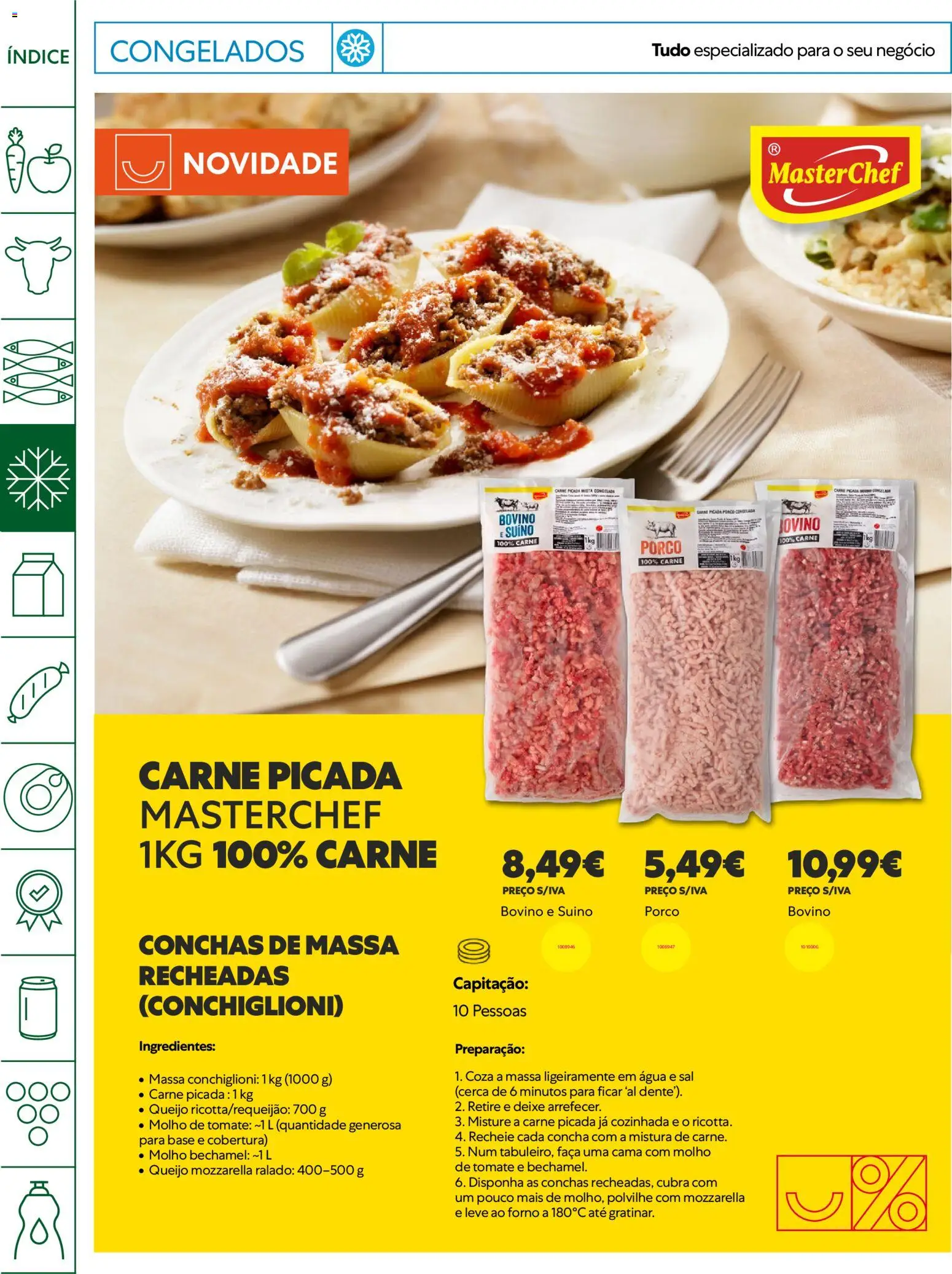 Recheio Horeca │ válido de 30/06/2026 | Página: 10 | Produtos: Molho de tomate, Forno, Carne, Tomate