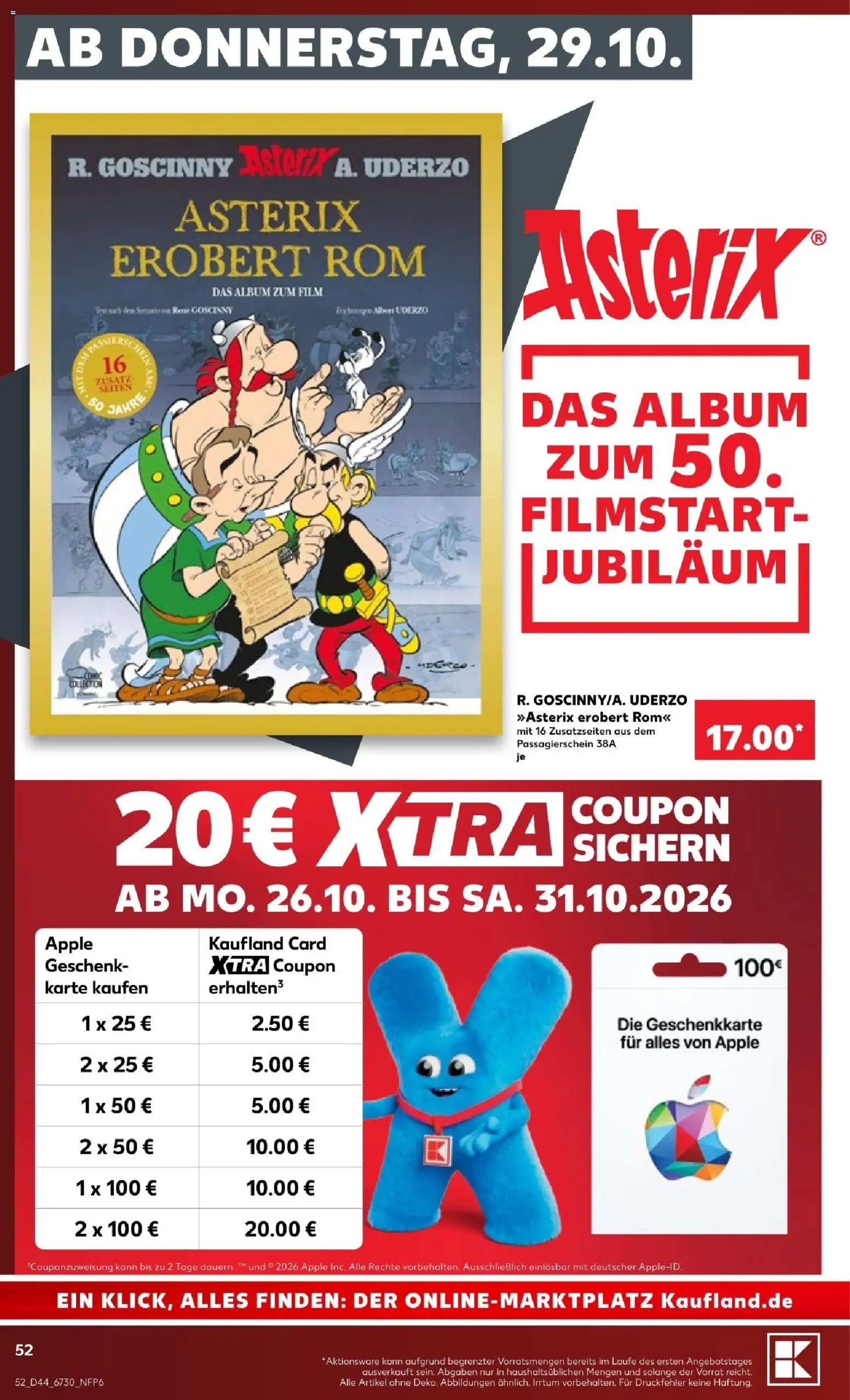 Kaufland Prospekt Zeitz – gültig ab 26.10.2026 | Seite: 52 | Produkte: Apple
