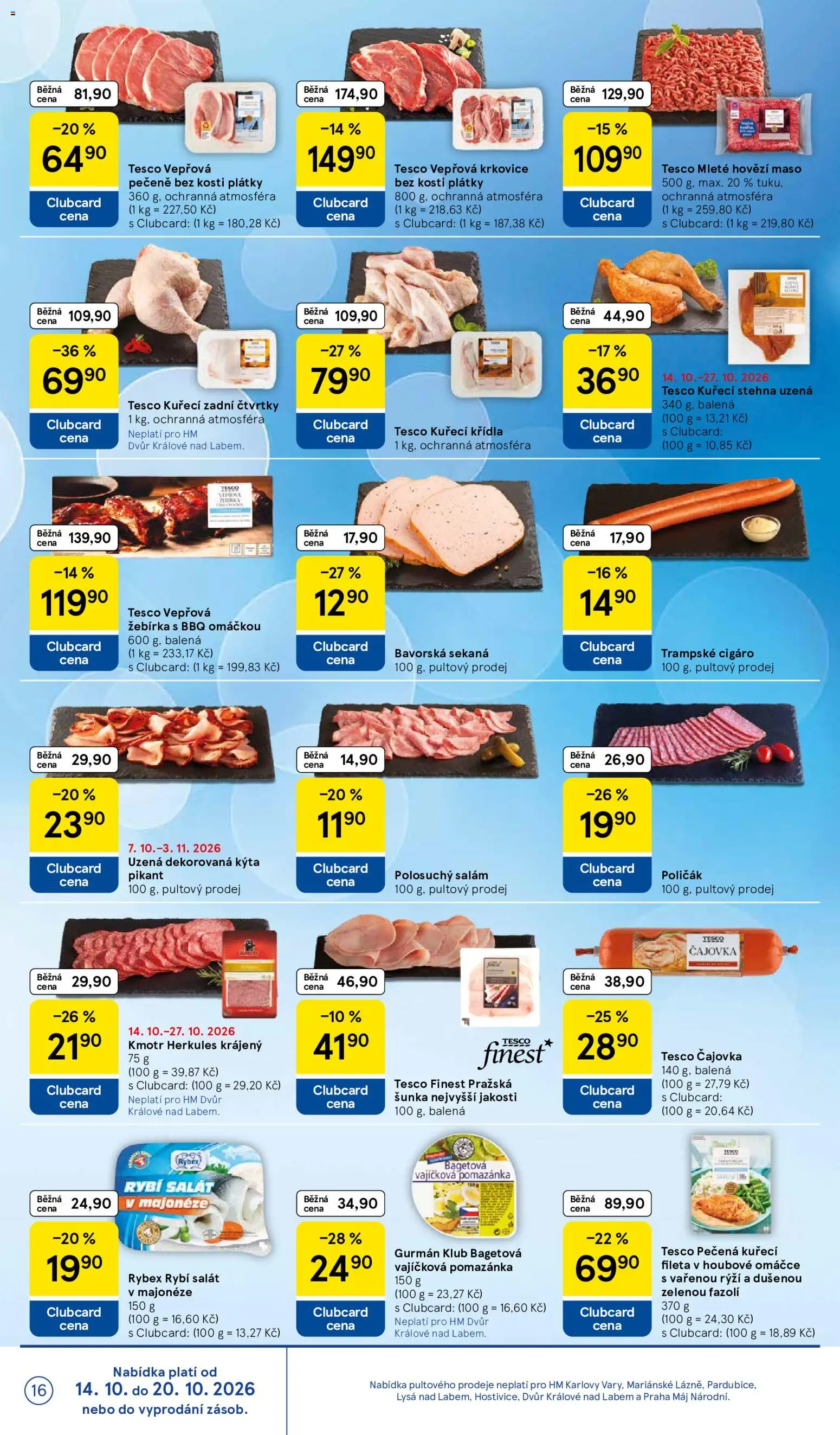 Tesco leták - Hypermarket od 14.10.2026 | Strana: 16