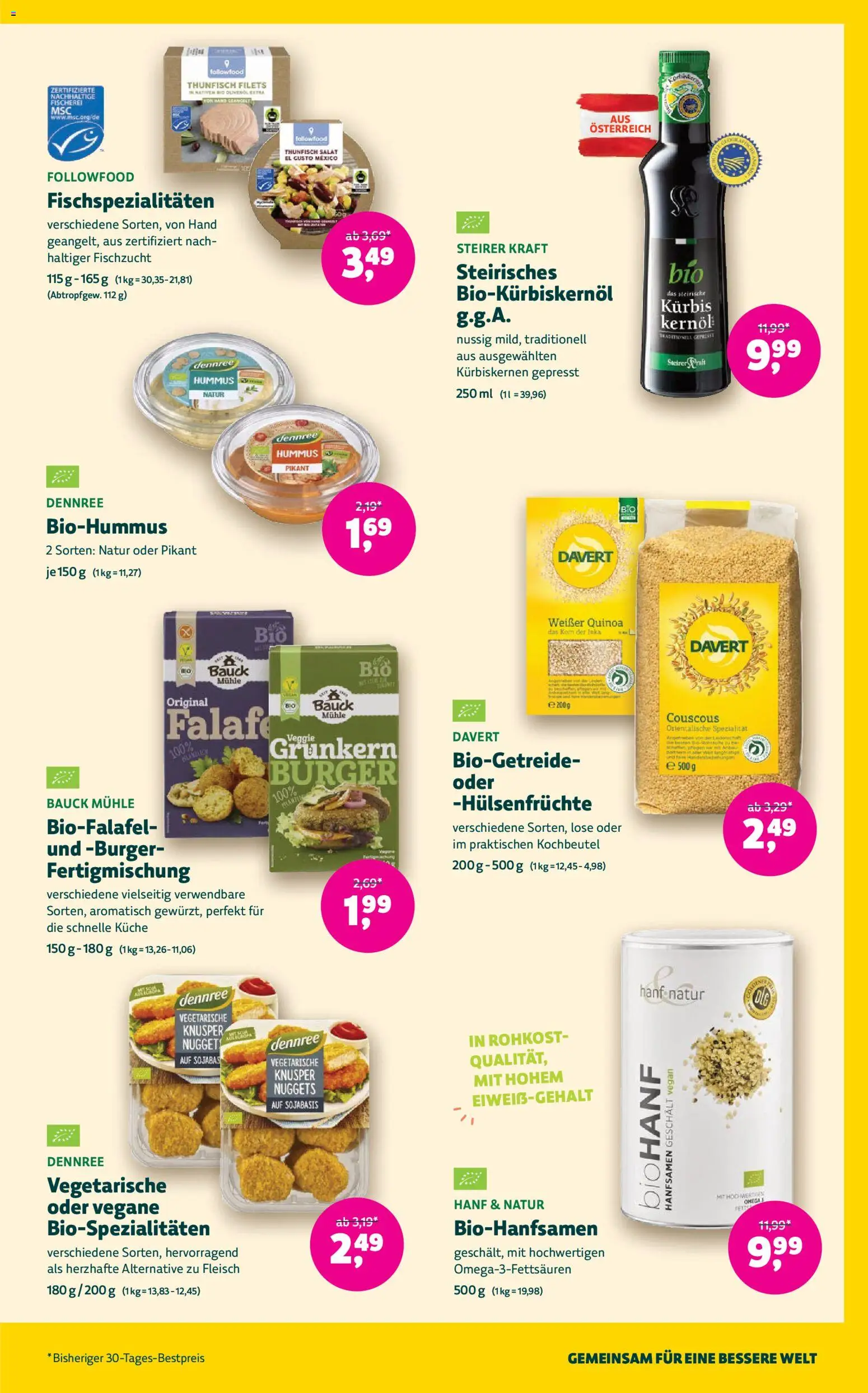 Denns BioMarkt Flugblatt gültig ab 03.06.2026 | Seite: 9 | Produkte: Salat, Kürbis, Mühle