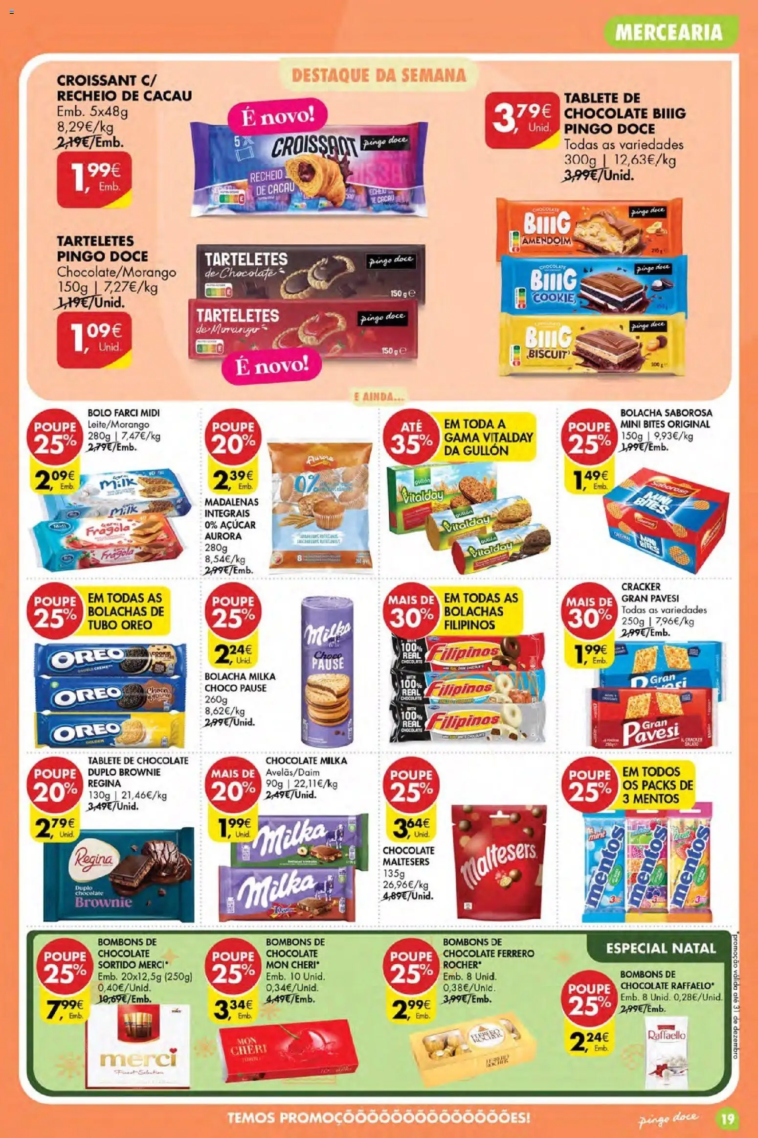 Pingo Doce folheto Poupe Esta Semana Açores │ válido de 22/10/2026 | Página: 19 | Produtos: Filipinos, Bolachas, Cacau, Açúcar