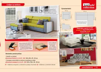 Ofertele Lem’s valabile de la 17.11.2023 | Pagină: 15 | Produse: Fotoliu, Șezlong, Canapea, Role