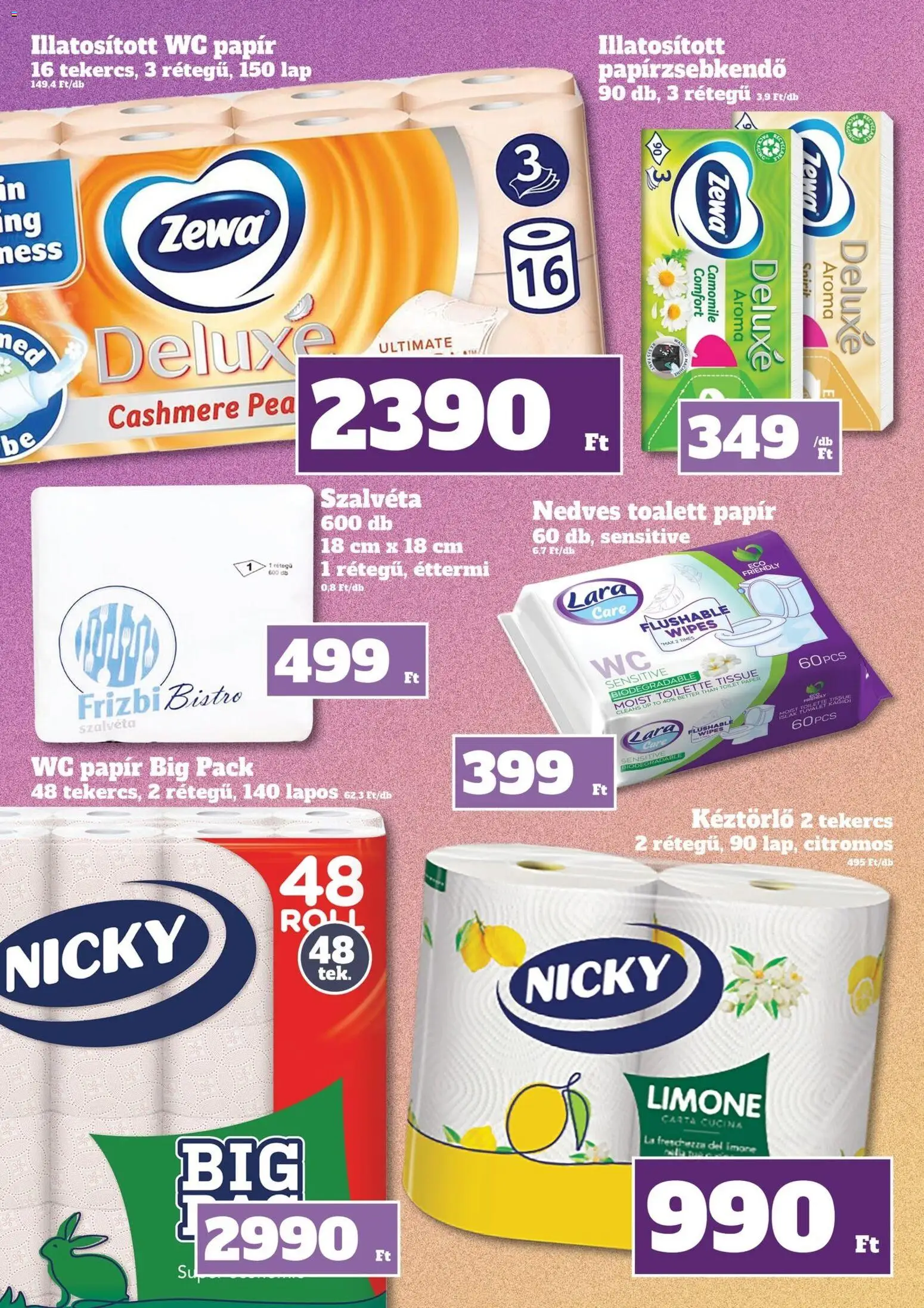 Family Diszkont akciós ujság - amely érvényes a következő dátumtól: 11.06.2026 | Oldal: 15 | Termékek: Papírzsebkendő, WC, Wc papir