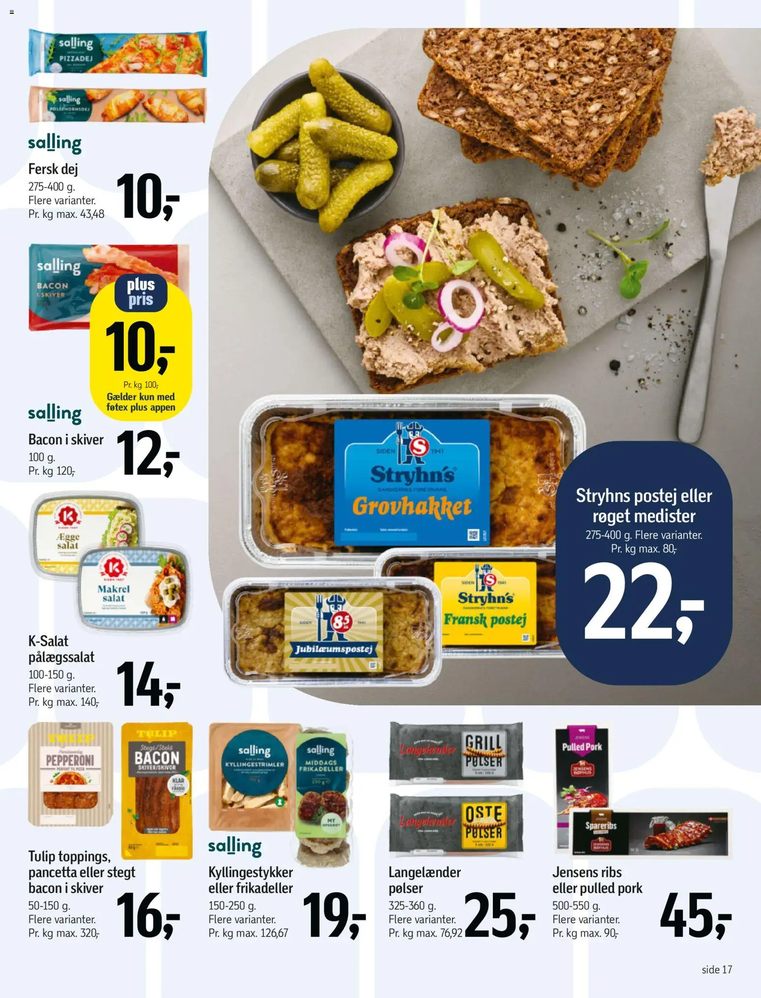 Føtex tilbudsavis – gyldig fra 29.05.2026 | Side: 61 | Produkter: Ribs, Frikadeller, Bacon, Grill