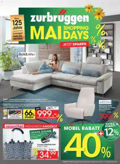 Zurbrüggen MaiDays Shopping ab 08.05.2026 gültig