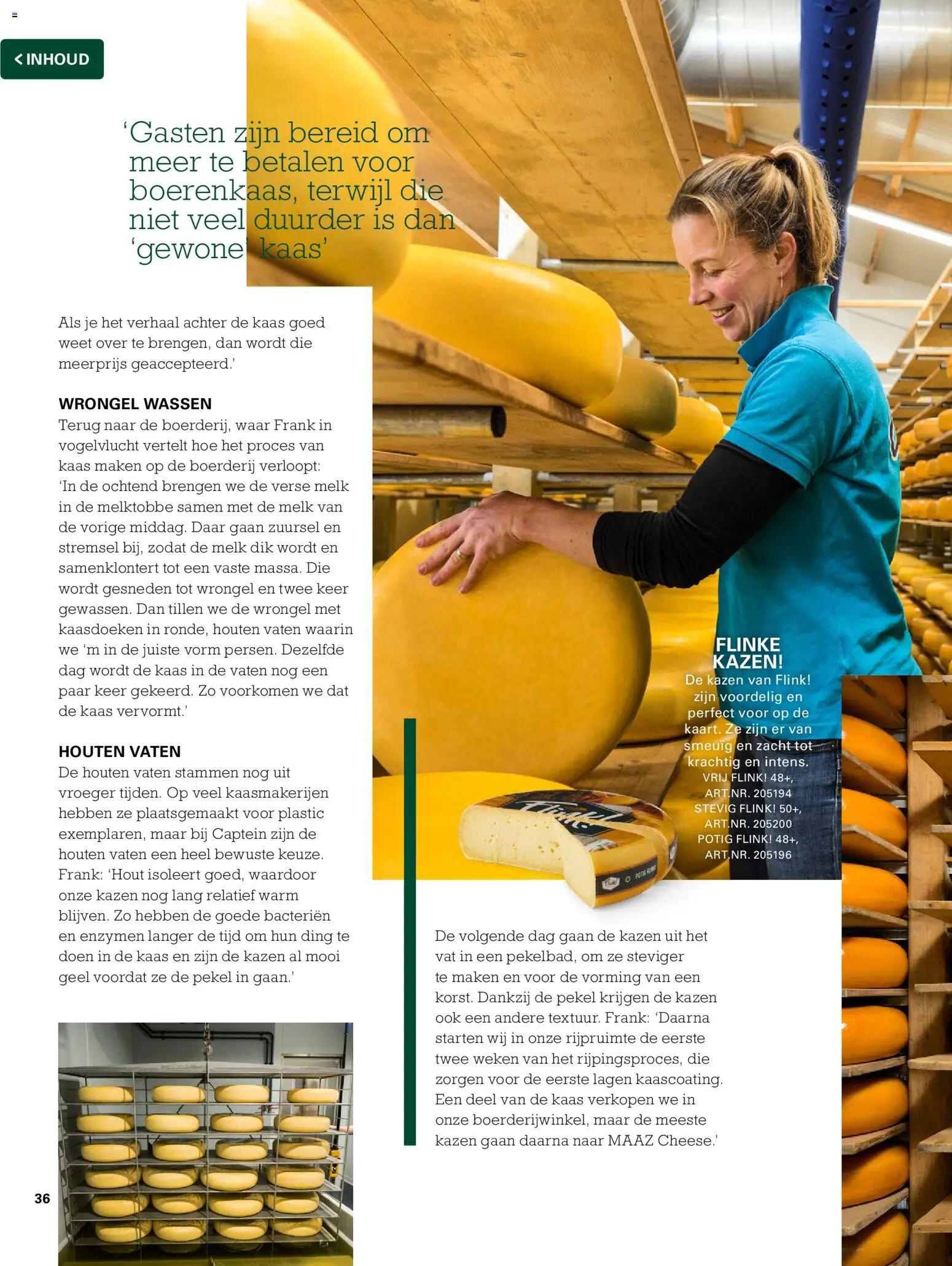 {H1} | Pagina: 36 | Producten: Melk, Kaas, Boerderij