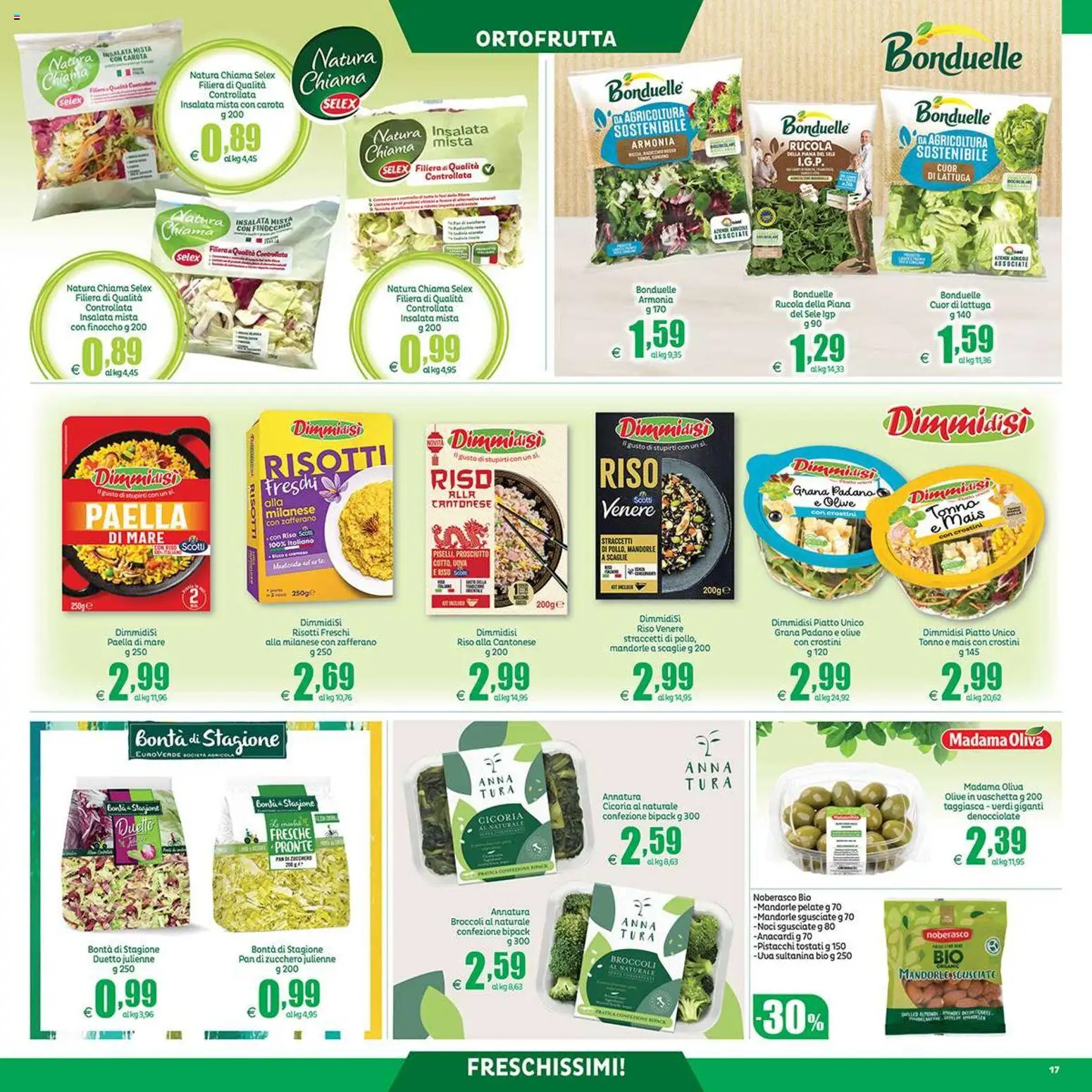 Volantino Elite Supermercati del 21/08/2026 | Pagina: 17 | Prodotti: Uova, Riso, Prosciutto, Lattuga