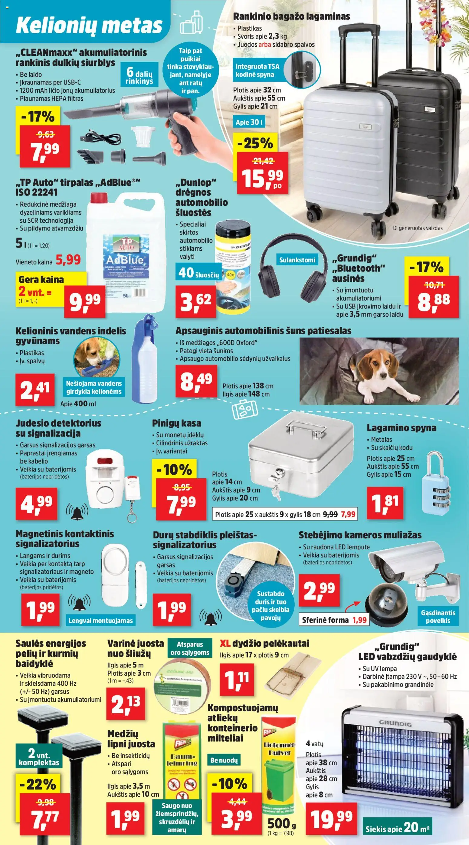 Thomas Philipps akcijos nuo 2026.06.29 | Puslapis: 7 | Prekių: Spyna, Ausinės, USB, Lempa