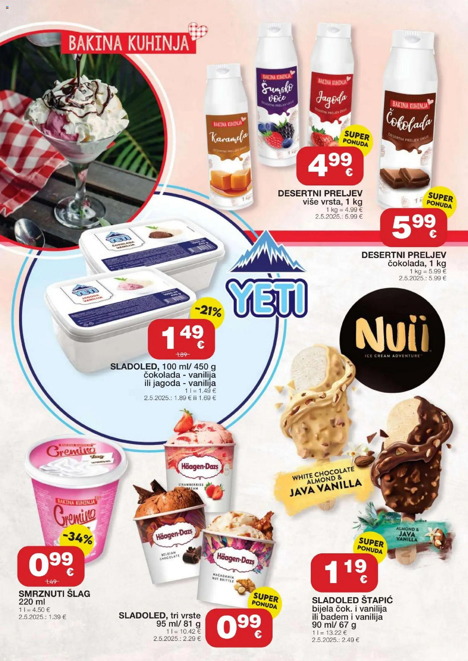 Stanić Diskont katalog | vrijedi od 05.03.2026 | Stranica: 8 | Proizvodi: Čokolada, Voće, Badem, Kuhinja