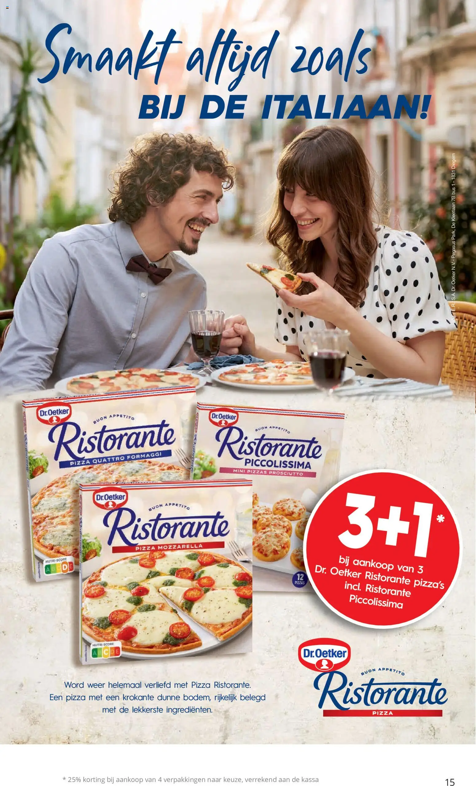 {H1} | Pagina: 15 | Producten: Pizza, Mozzarella
