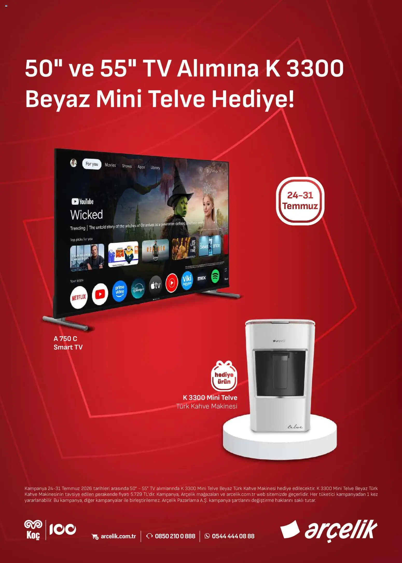 Arçelik Katalog - 24 Temmuz 2026 tarihinden itibaren geçerlidir | Sayfa: 80