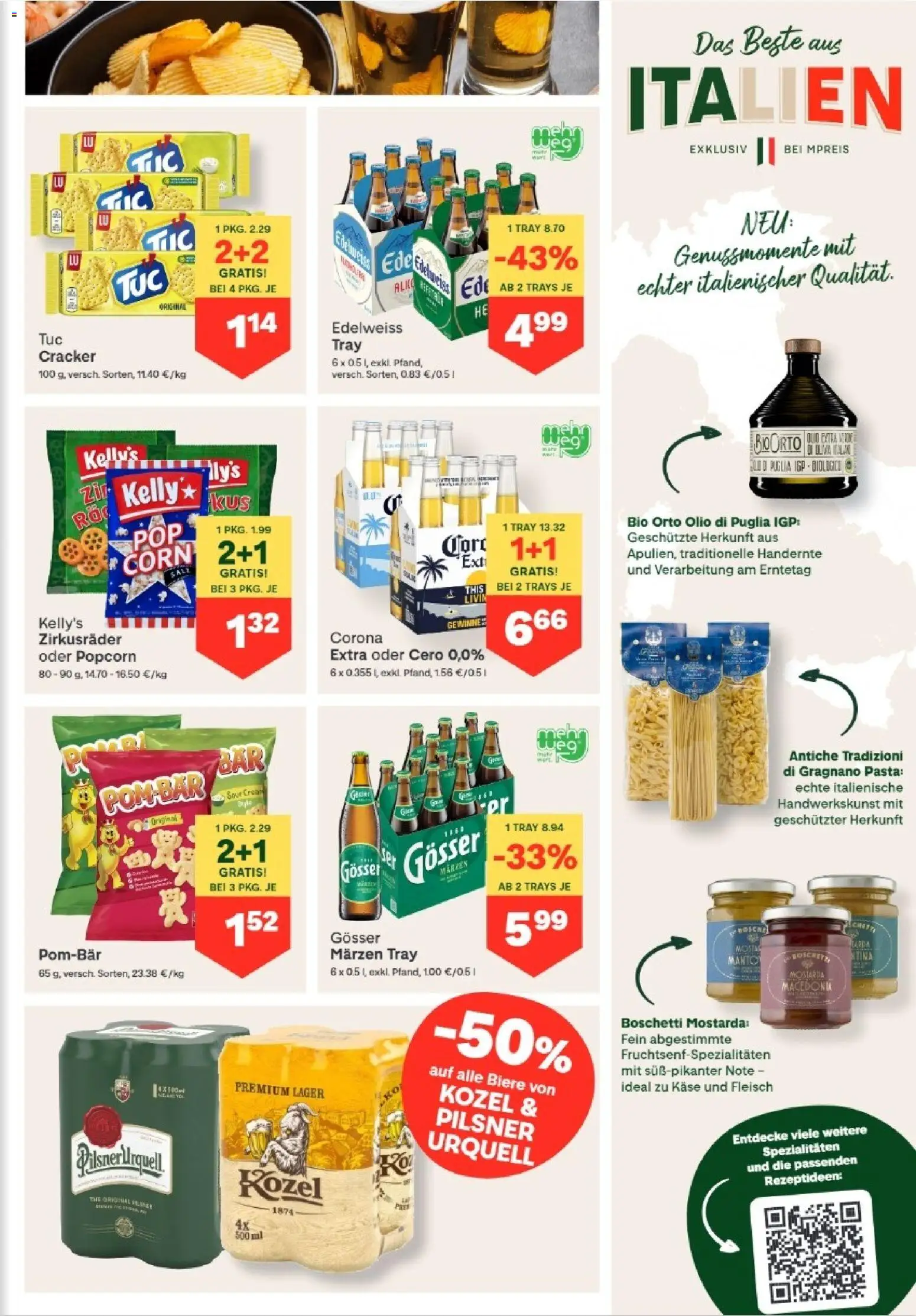 MPREIS Hohenems gültig ab 13.08.2026 | Seite: 9 | Produkte: Pasta, Salz, Käse