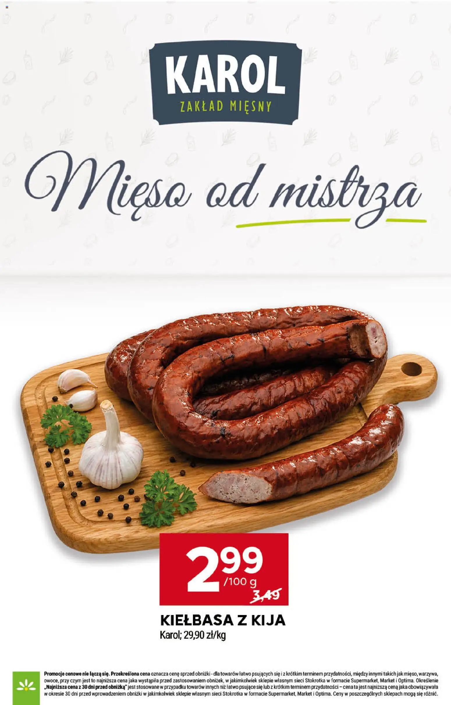 Stokrotka gazetka - Market od 08.10.2026 | Strona: 9 | Produkty: Kiełbasa, Mięso, Stokrotka