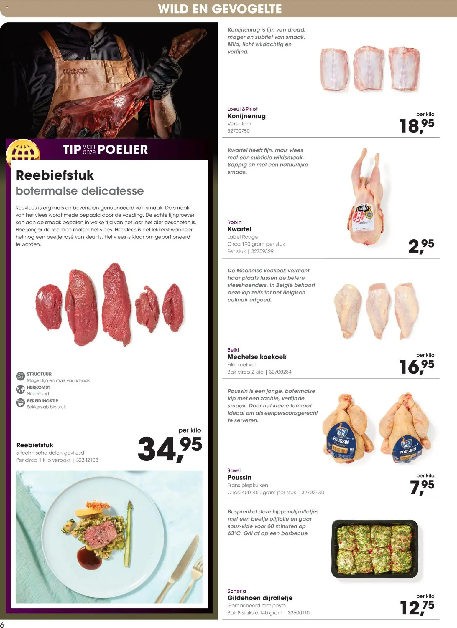 {H1} | Pagina: 6 | Producten: Vlees, Pesto, Gevogelte, Kip
