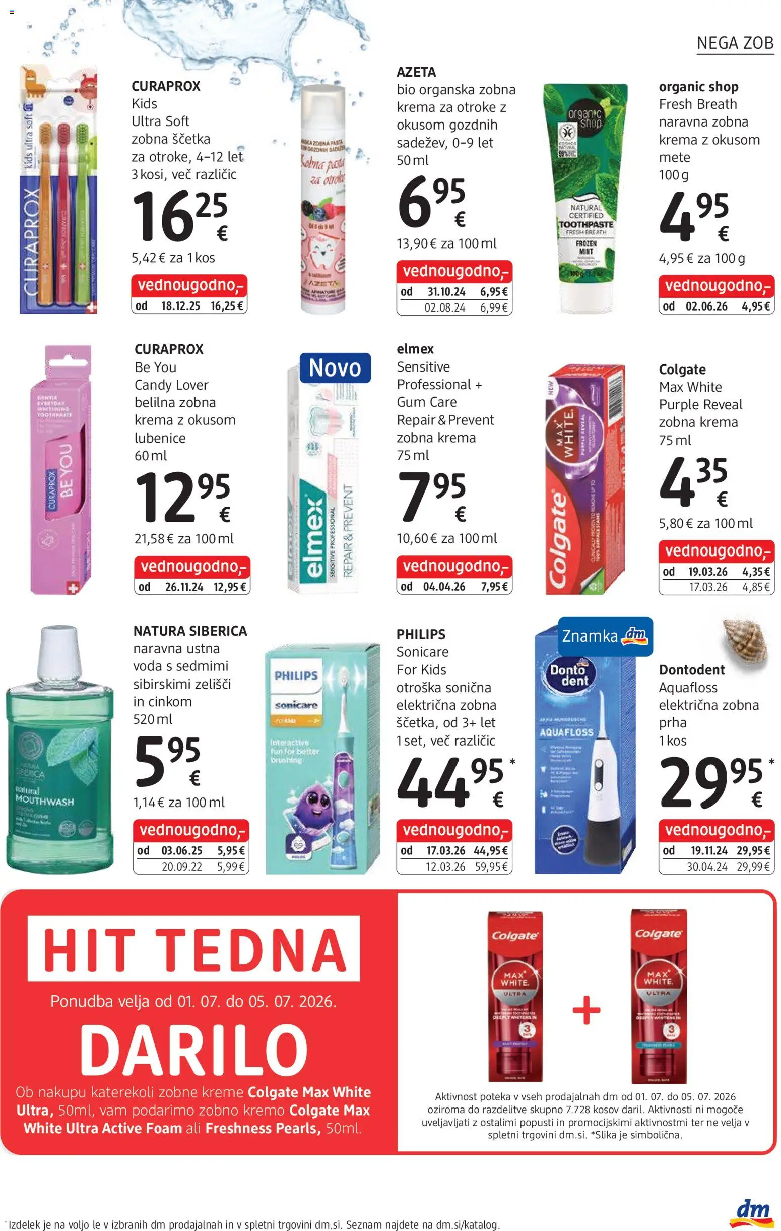 Novi DM Drogerie Markt katalog ponudbe – veljaven od 01.07.2026 | Stran: 11 | Izdelki: Prha, Kos, Zobna scetka, Lubenice