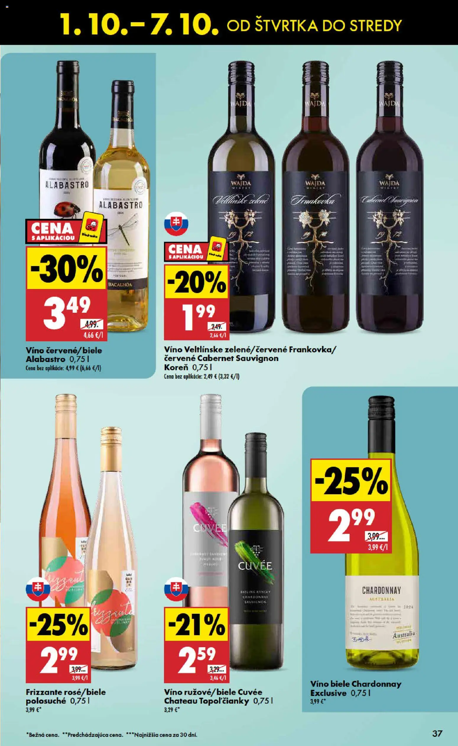 Nové Biedronka akcie – leták je platný od 01.10.2026 | Strana: 37 | Produkty: Víno