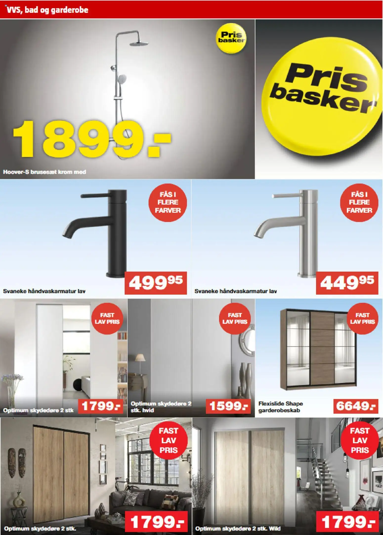 Bauhaus tilbudsavis – gyldig fra 10/07/2026 | Side: 22 | Produkter: Garderobe, Skydedøre, Bad