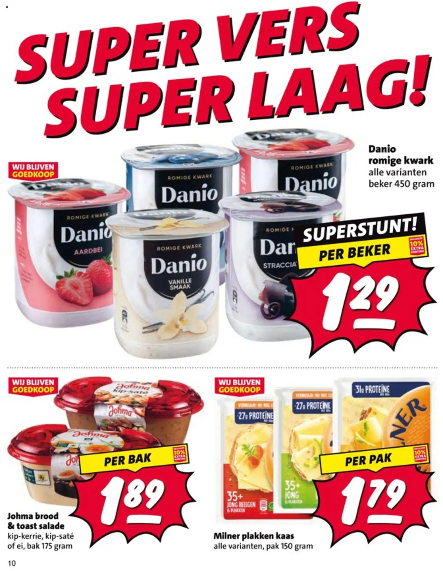{H1} | Pagina: 10 | Producten: Proteïne, Brood, Beker, Aardbei