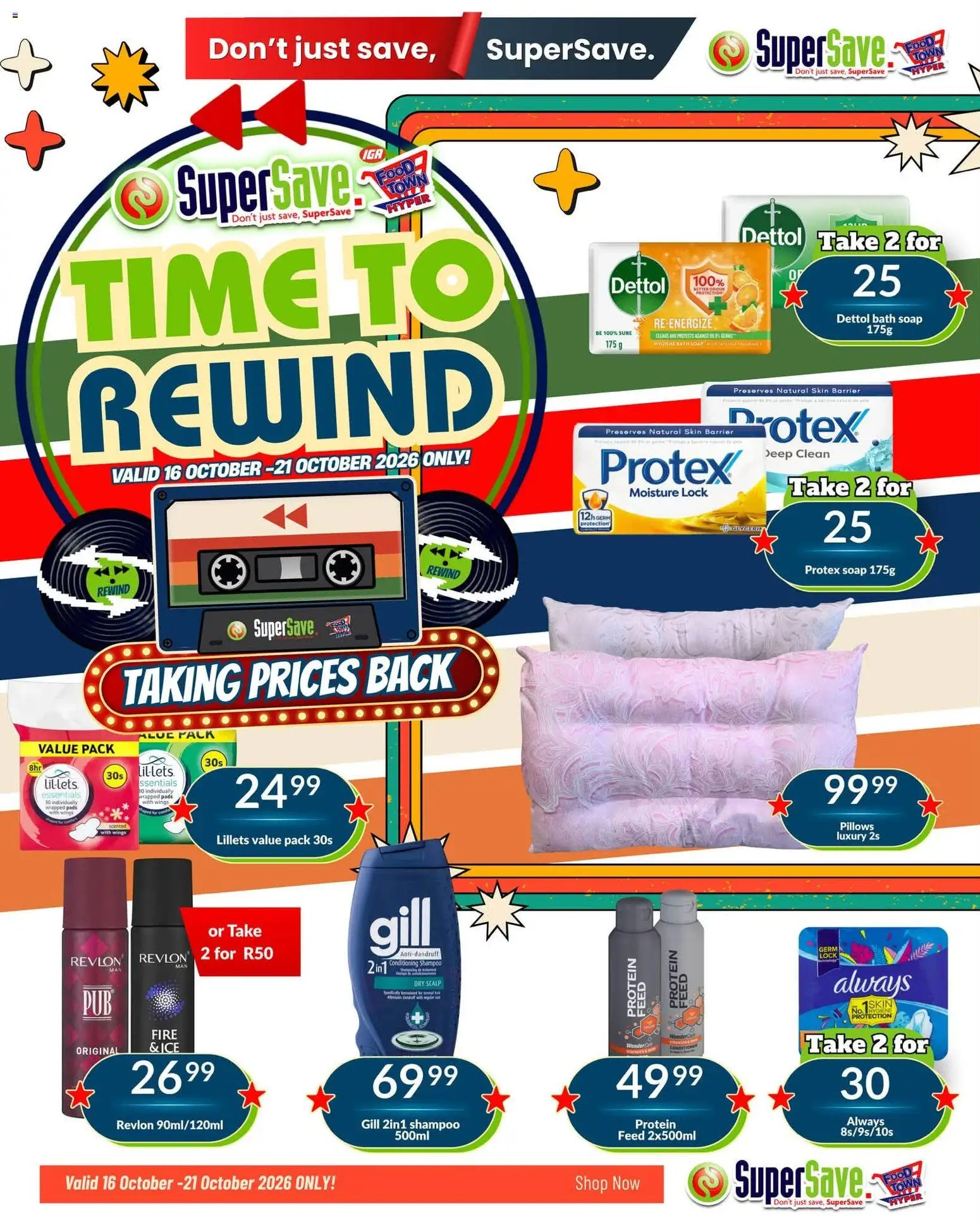 New Super Save catalogue – valid from 15/10/2026 | Page: 13 | Products: Lock, Protein, Bath, Pads