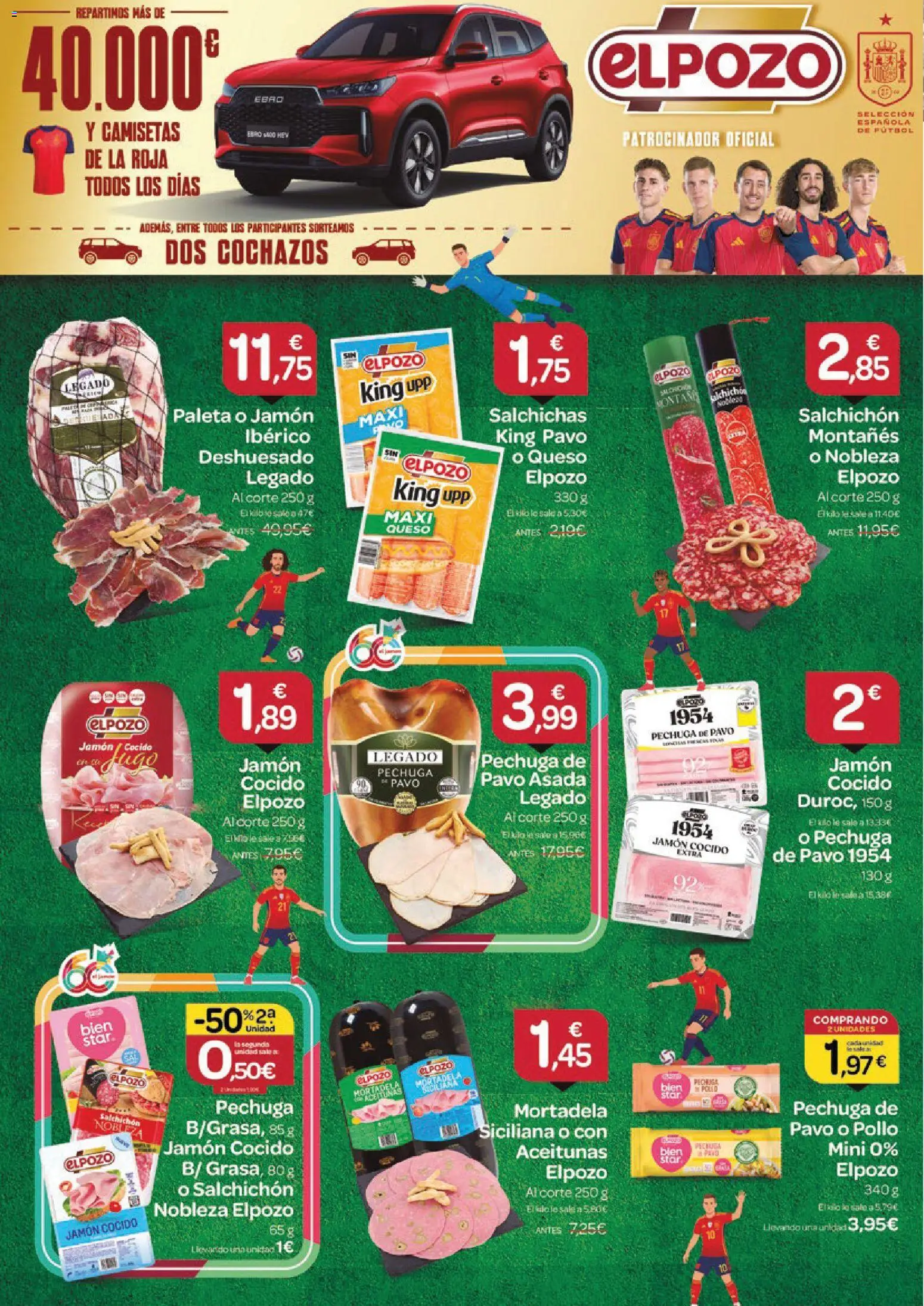 Supermercados El Jamón folleto │ válido desde el 28.05.2026 | Página: 23 | Productos: Queso, Jamón, Jamón cocido, Mortadela