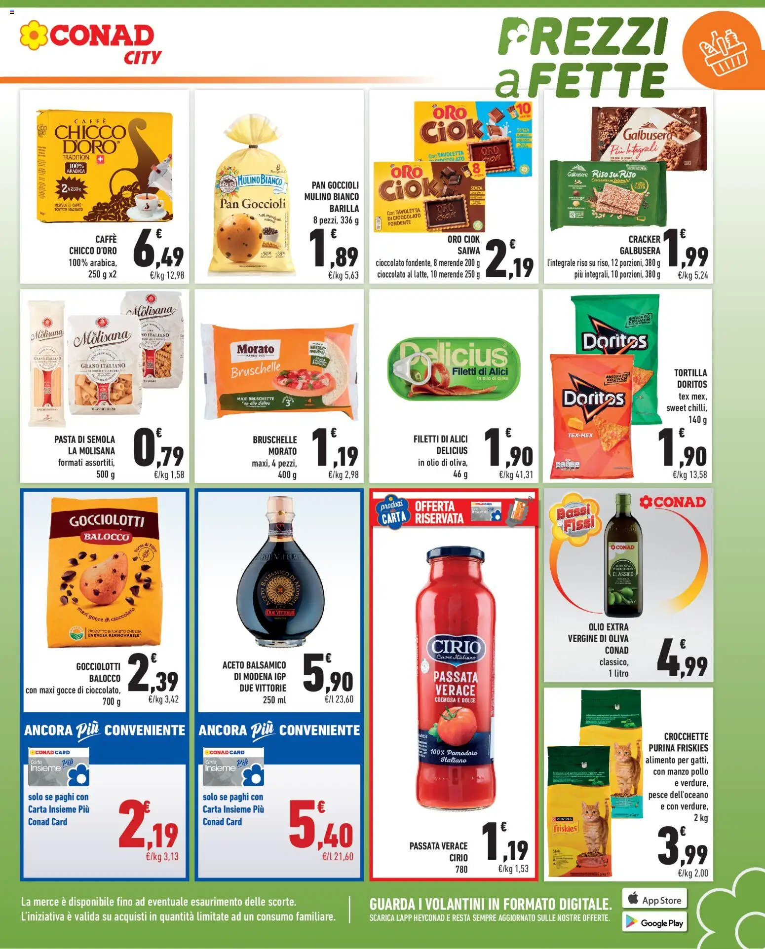 Volantino Conad del 12.06.2026 | Pagina: 3 | Prodotti: Pomodoro, Olio, Crackers, Alici