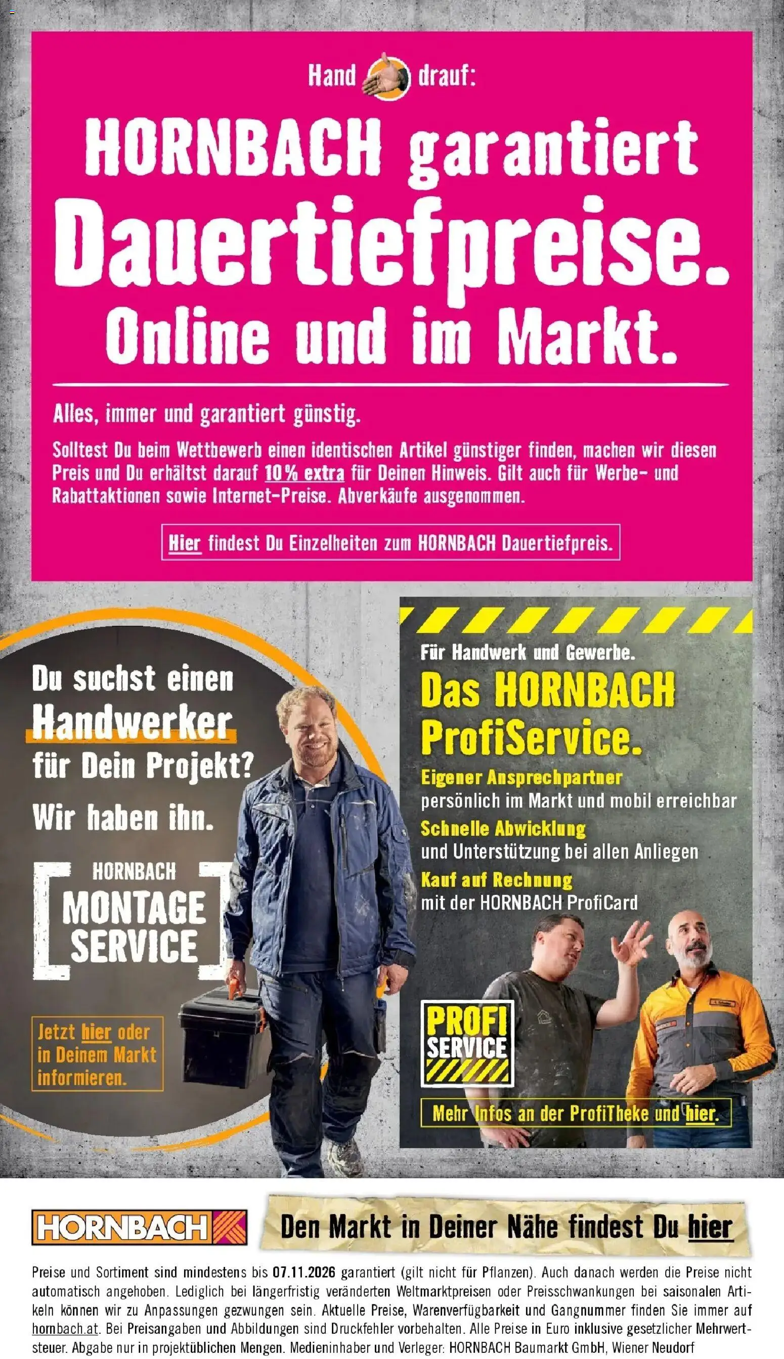 Hornbach - Hornbach: Kürzere Tage wecken Deinen Ehrgeiz. von 07.10.2026 - Aktuelle Angebote | Seite: 58