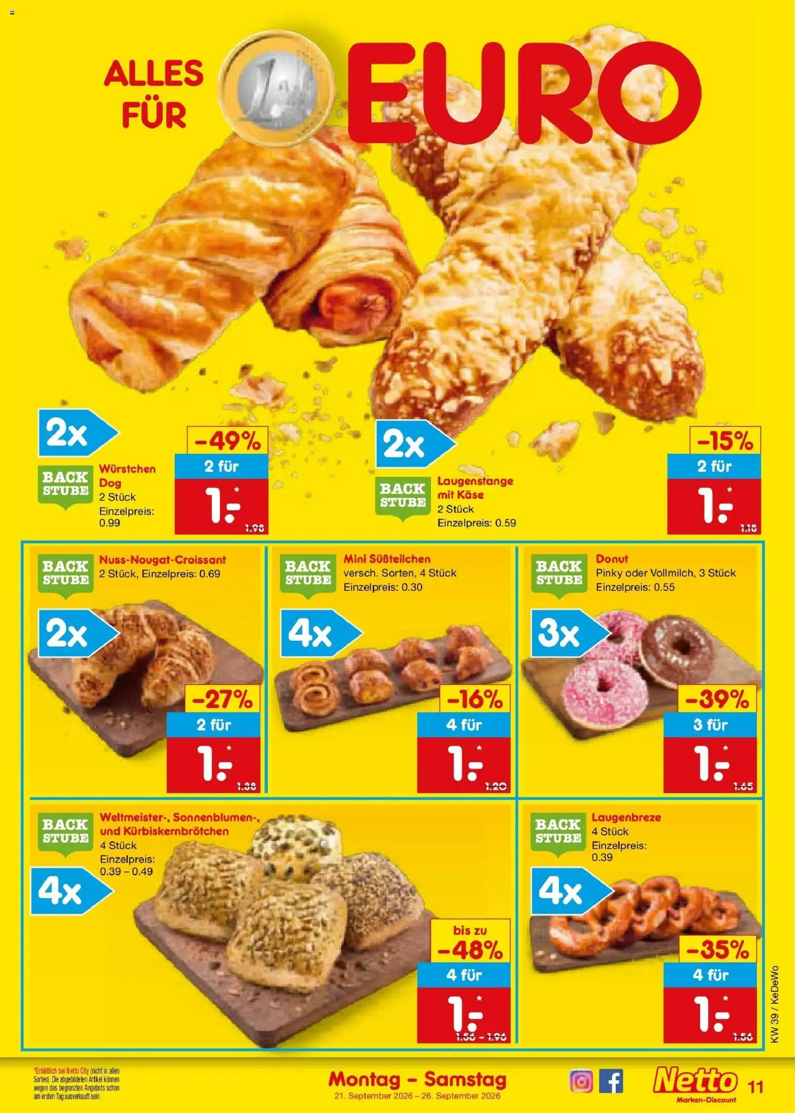 Netto Marken-Discount Prospekt Ludwigshafen-Edigheim – gültig ab 21.09.2026 | Seite: 17 | Produkte: Käse