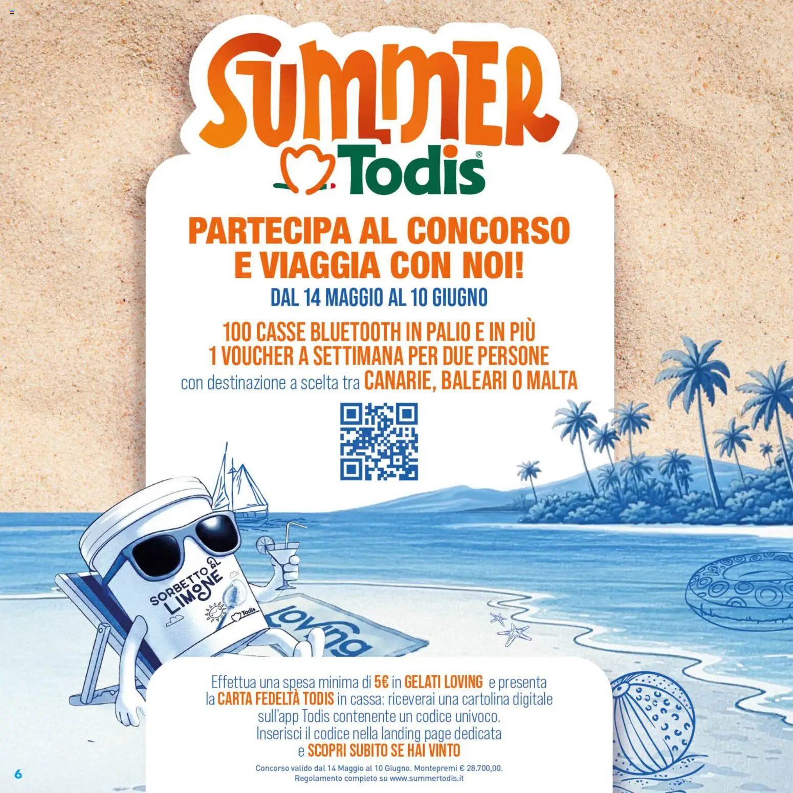 Volantino Todis del 14.05.2026 | Pagina: 6 | Prodotti: Sorbetto, Limone