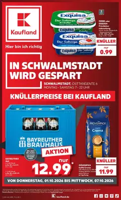 Kaufland Prospekt Schwalmstadt ab 01.10.2026 gültig