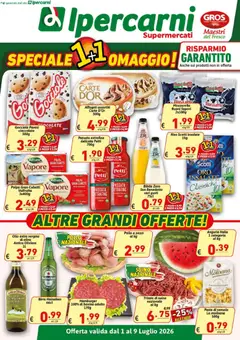 Anteprima del volantino Ipercarni volantino valido a partire dal 01/07/2026