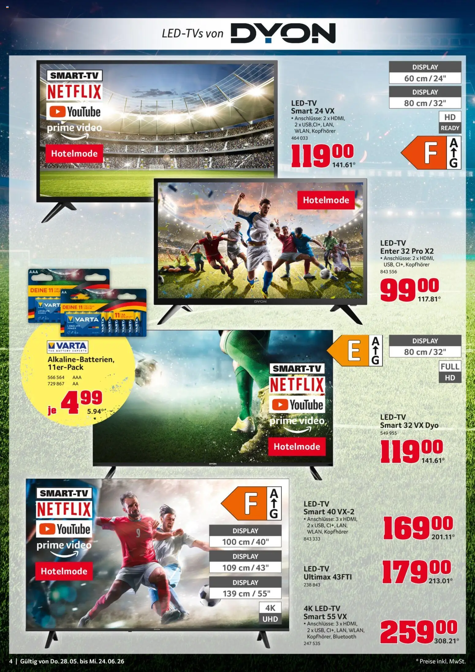 Selgros Fussball Sommer – gültig ab 28.05.2026 | Seite: 4 | Produkte: Video, Kopfhörer