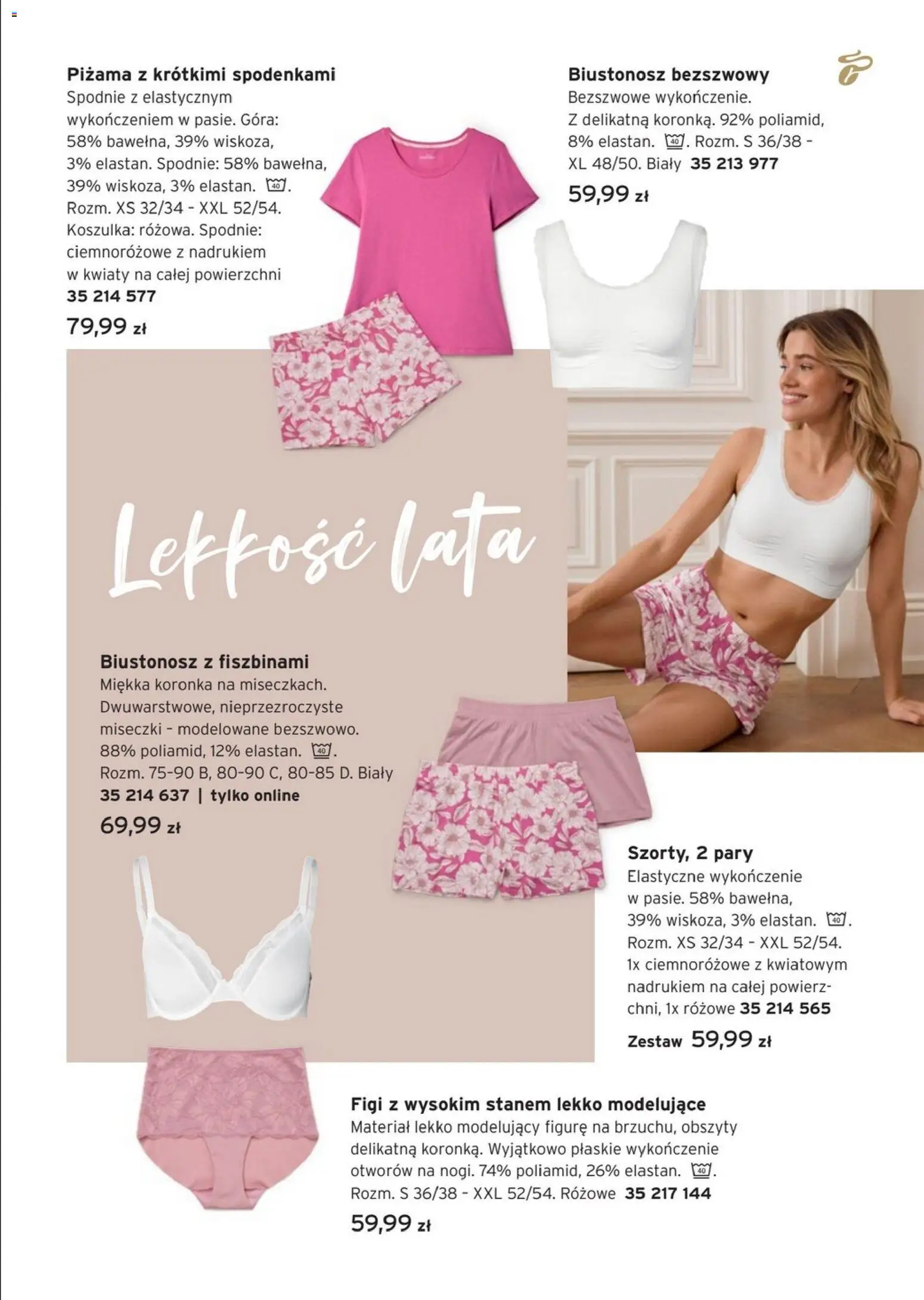 Tchibo promocje od 26.05.2026 | Strona: 3 | Produkty: Spodnie, Biustonosz, Piżama, Kwiaty