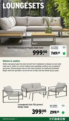 GAMMA folder - Tuinmeubelen special - Voorbeeld van een folder van GAMMA, geldig van 30.03.2026 | Pagina: 4 | Producten: Papier blanc