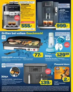 Euronics Prospekt Bunte Auswahl ab 02.05.2026 gültig | Seite: 5 | Produkte: Siemens, Jura, Kaffeevollautomat, Heißluftfritteuse