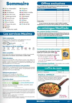 Maximo - Prévisualisation de Maximo catalogue valide à partir de 22/06/2026 | Page: 63