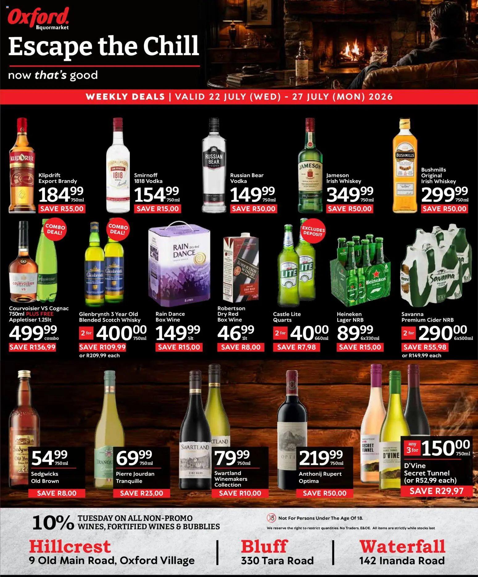 New Oxford Freshmarket catalogue – valid from 22/07/2026 | Page: 16 | Products: Box, Cider, Wine, Ensalada de quino