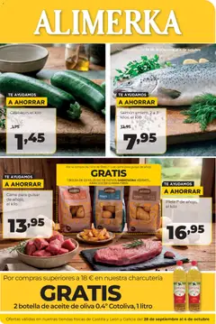 Vista previa Alimerka folleto Castilla y León válido desde el 28/09/2026