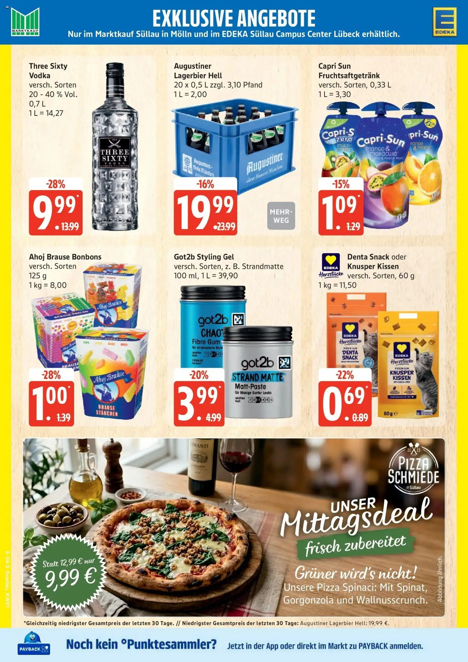 Marktkauf Prospekt Mölln	 – gültig ab 17.05.2026 | Seite: 24 | Produkte: Kissen, Mango, Pizza, Vodka