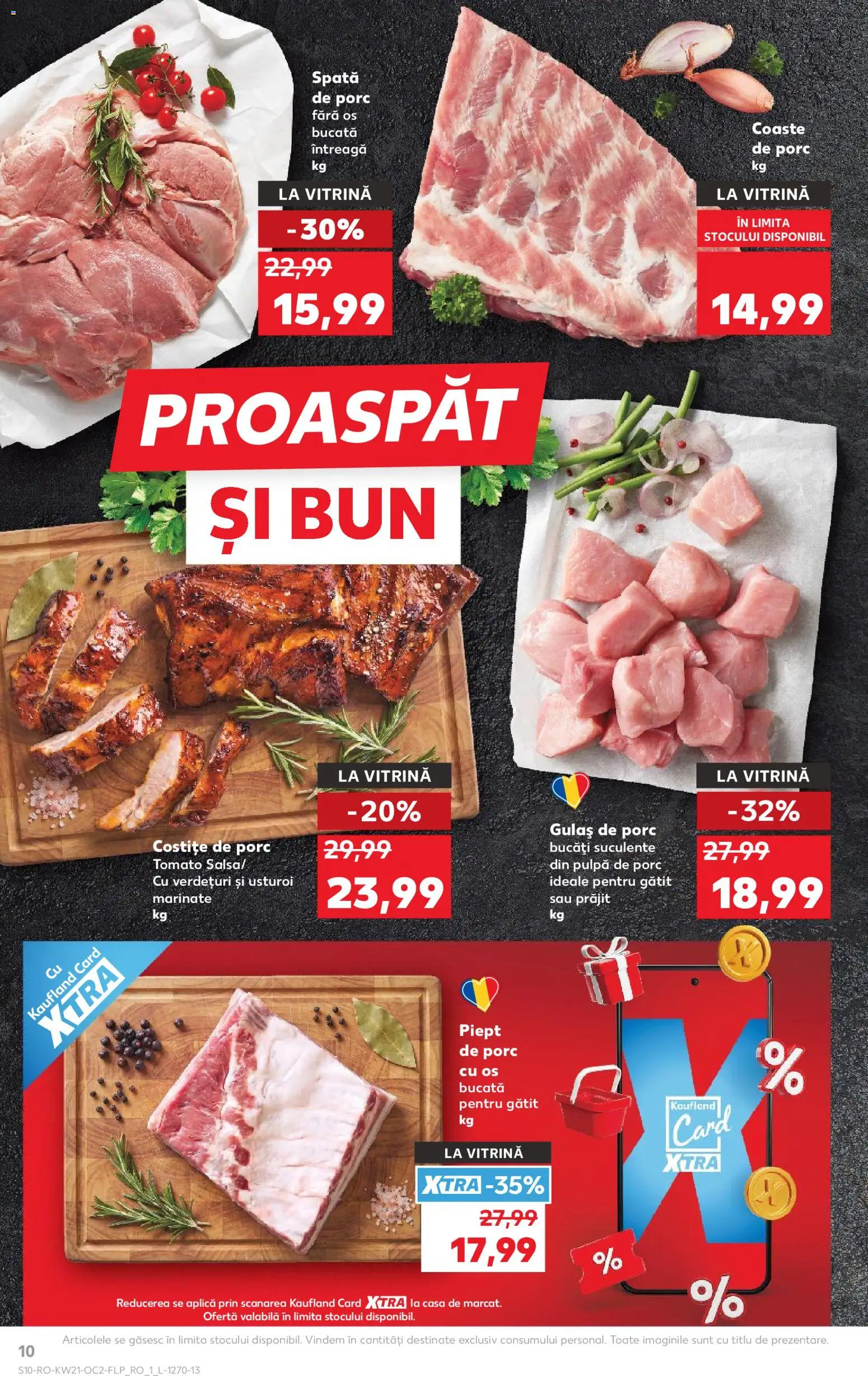 Noul catalog Kaufland – valabil de la 20.05.2026 | Pagină: 10 | Produse: Vitrină, Gulaș, Usturoi
