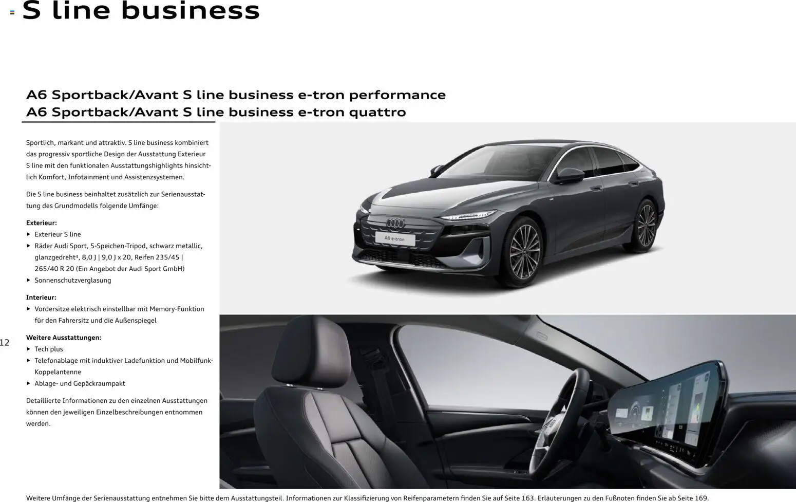 Audi A6 e-tron – gültig ab 23.06.2026 | Seite: 12