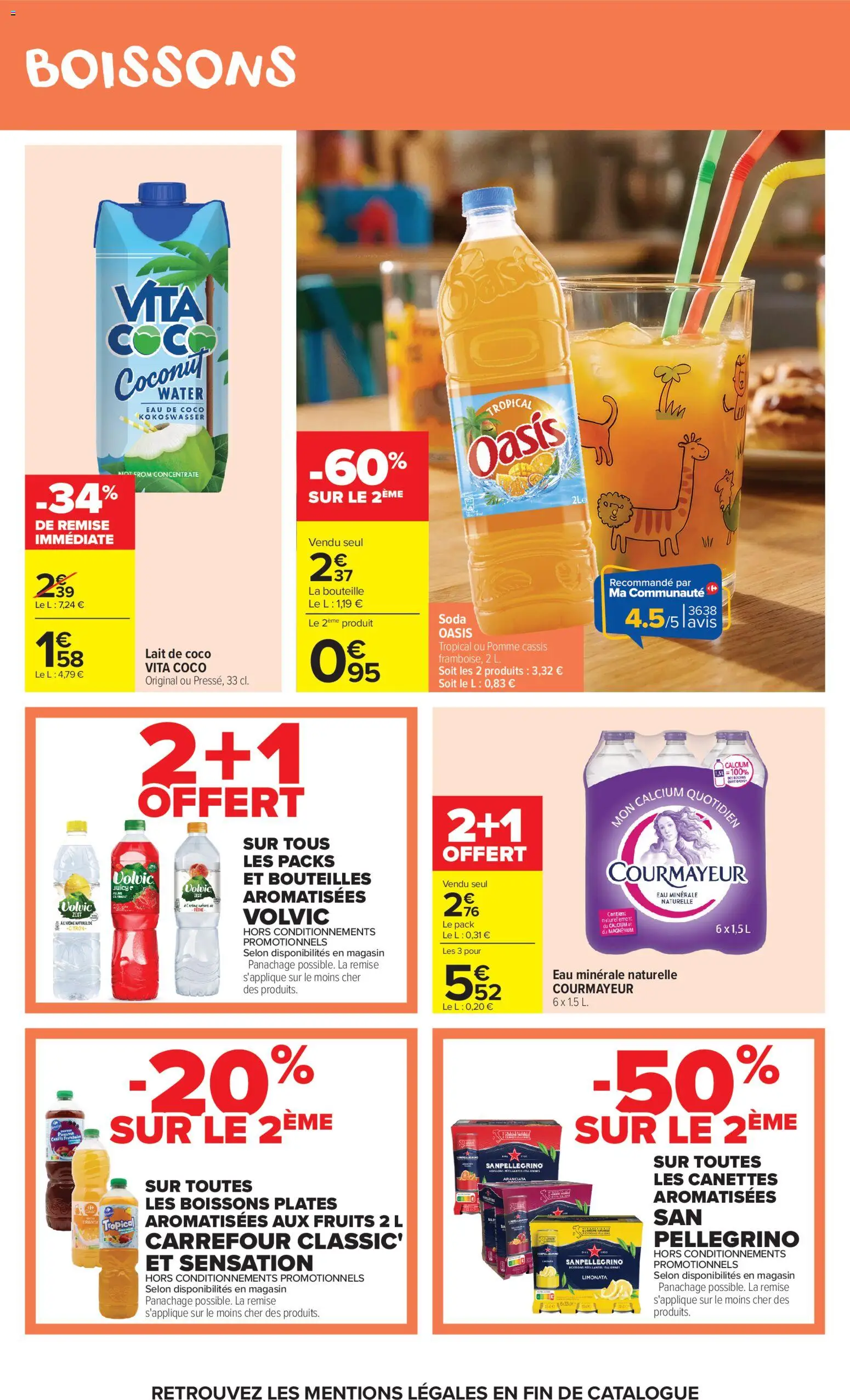 {H1} | Page: 32 | Produits: Eau minérale, Cassis, Citron, Eau minérale naturelle