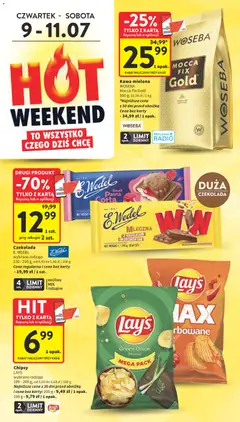 Pogląd oferty "Intermarche gazetka" - ważna od 09.07.2026 | Strona: 4 | Produkty: Chipsy, Radio, Lays, Kawa